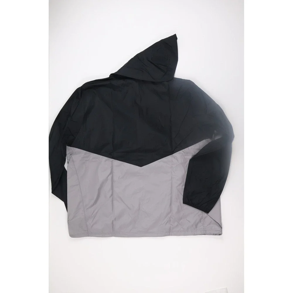 Holloway Windbreaker Pullover Jacket XXL Black Gray Sportswear Activewear